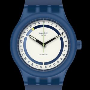 Swatch Navy Blue Automatic Smartwatch